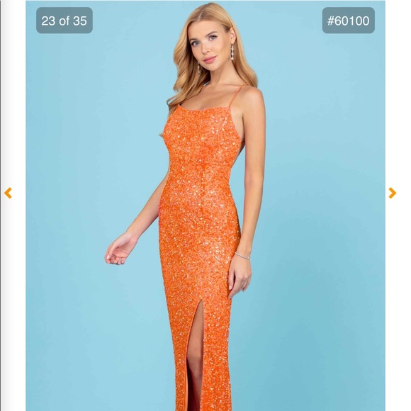 Scala Dresses & Skirts - Fully Beaded Silk Evening Dress